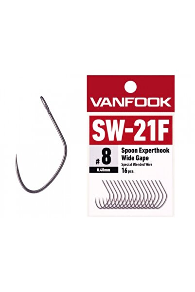 VANFOOK Αγκίστρια SW-21F Spoon Expert με Ευρύ Άνοιγμα # 9 - 16 τεμάχια