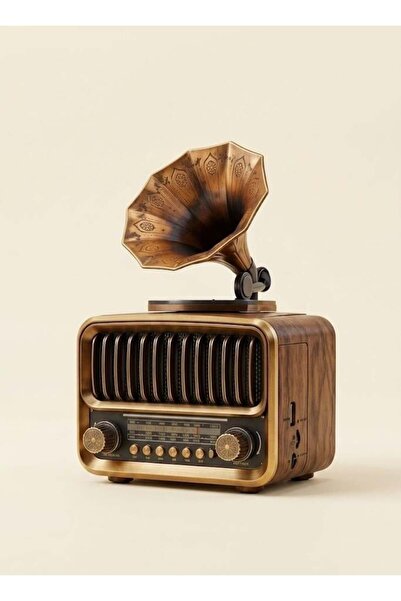Çadır Dünyası Kamp Ekipmanları Çadır Dünyası Nostaljik Gramofon Radyo - Retro...