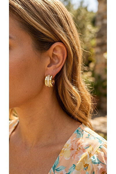 İNN JEWELLERY Xuping Earrings Tarnish Resistant Anti-Allergic Vintage Figured...