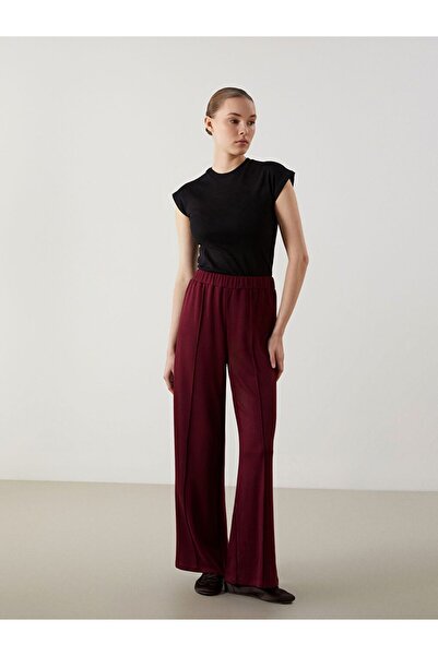 LC Waikiki Women's Wide Leg Sweatpants with Elastic Waist