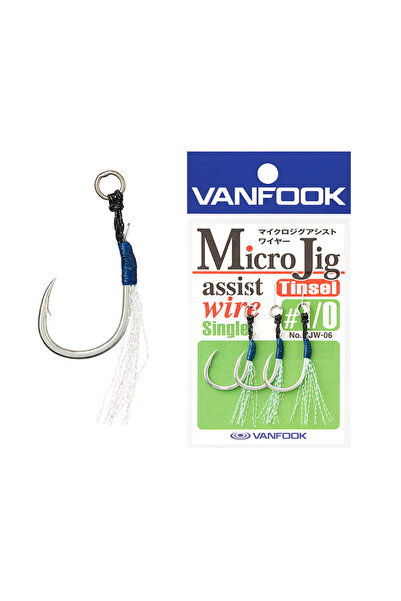 VANFOOK Carlige MJW-06 Micro Jig Assist Wire Hooks #2