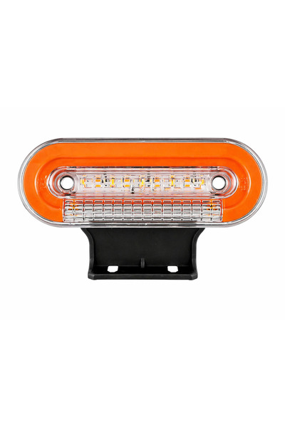 Mega Oto Market 12-24V Sarı Braketli Yere Bakan Lamba Yan Reflektör Lamba – S...