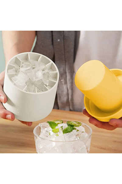 co arma Ice Bucket Cup Mold, Silicone, Multi-Colored, Making Ice Cubes for Dr...