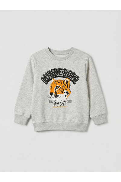 LC Waikiki Minnesota Print Baby Boy Sweatshirt