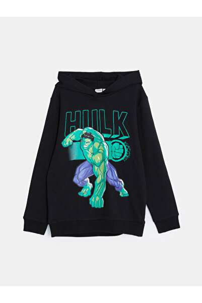 LC Waikiki Hanorac gros pentru băieți cu imprimeu Hulk