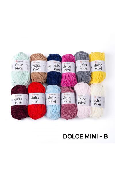 Yarnart DOLCE MINI - 12 ΤΕΜΑΧΙΑ ΝΗΜΑ ΓΙΑ ΠΛΕΚΤΙΚΗ ΕΡΓΑΣΙΑ ΠΟΛΥΧΡΩΜΟ-B