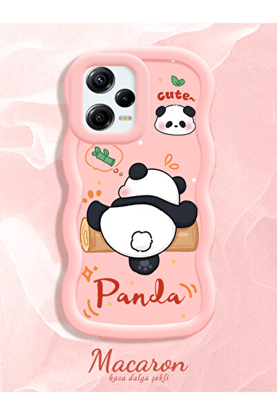 CASEVIBE Xiaomi Redmi Note 12 Pro 5G Uyumlu Sevimli komik panda popolu, darbe...