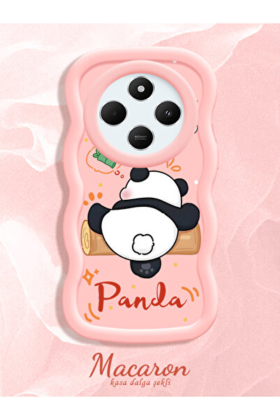 CASEVIBE Xiaomi Redmi 14C 4G/5G Uyumlu Sevimli komik panda popolu, darbeye da...