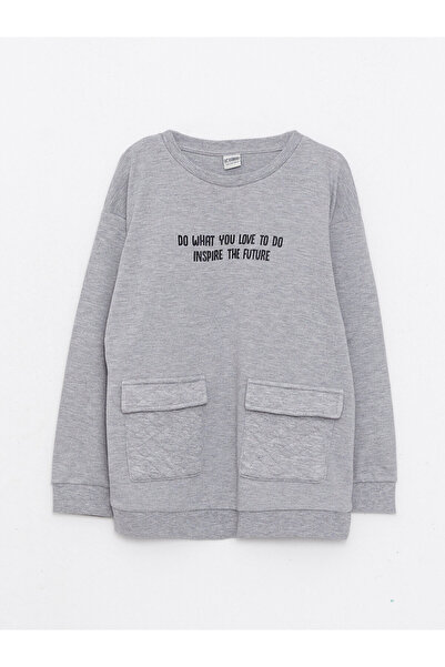 LC Waikiki Crew Neck Printed Long Sleeve Boys' Sweatshirt