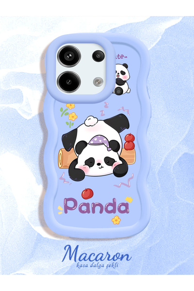 CASEVIBE Xiaomi Redmi Note 13 Pro 5G Uyumlu Sevimli komik panda popolu, darbe...