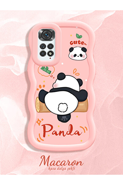 CASEVIBE Xiaomi Redmi Note 11/Note 11S 4G Uyumlu Sevimli komik panda popolu, ...