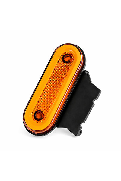 Mega Oto Market 12V LED Braketli Oval Yan Etek Lambası Sarı Neon Araç Altı Ay...
