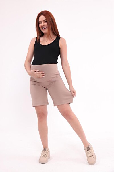 SERRAXXL Σορτς εγκυμοσύνης από ύφασμα Modal τύπου Palazzo Bermuda