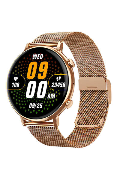 Microwear CY 700 Έξυπνο ρολόι με μετρητή καρδιακών παλμών (Χρυσό)