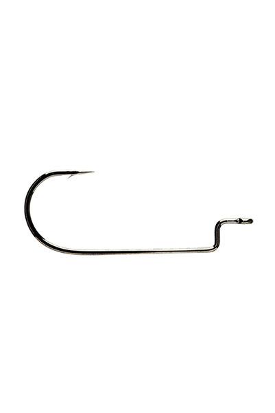 VANFOOK Carlige offset Worm-66B Heavy Round Offset Hooks #4/0