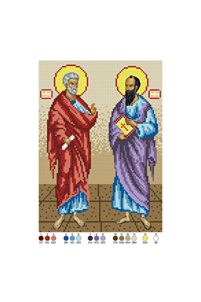 Studioul de Broderie ΣΧΕΔΙΟ ΓΙΑ ΚΕΝΤΗΜΑ ΜΕ ΧΑΝΤΡΕΣ " Άγιος Απόστολος Παύλος κ...