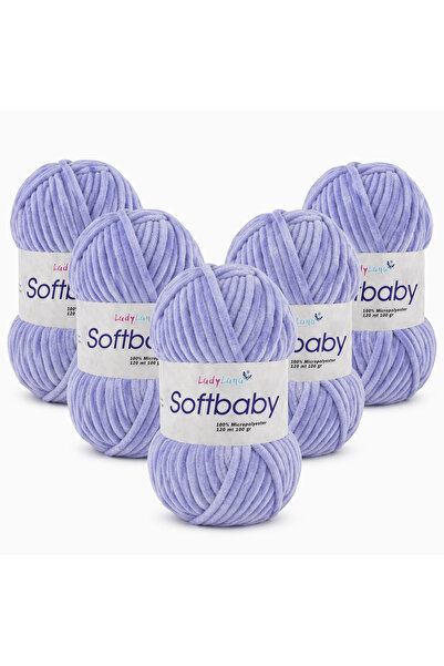 Ladylana SoftBaby (Βελούδινο) Νήμα Πλεξίματος στο Χέρι (5 Γιάμακ) 540 ΛΑΒΑΝΤΑ