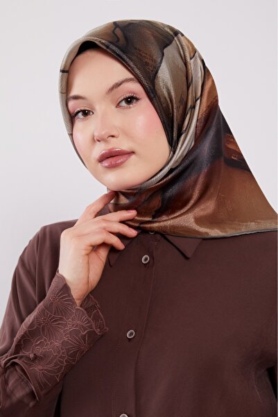 Levidor Μαρμάρινο κασκόλ με ντεγκραντέ σχέδιο και λαμπερά κρύσταλλα