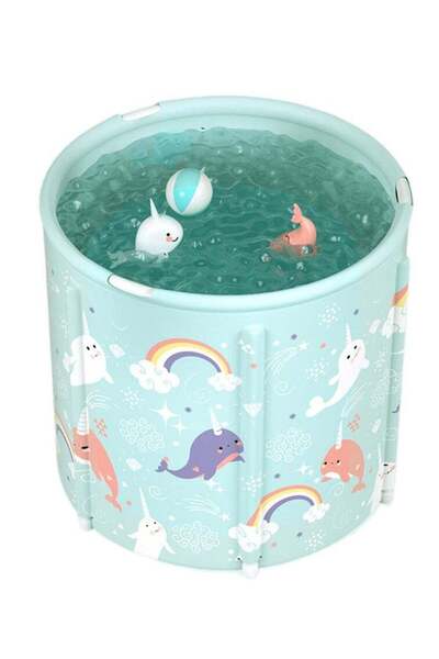Arabest Portable Foldable Bathtub for Kids and Grown-up,60x60cm Japanese Soak...