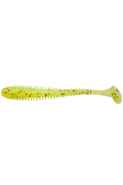 Keitech Swing Impact Slim Chartreuse Red Flake PAL#01 8.9cm