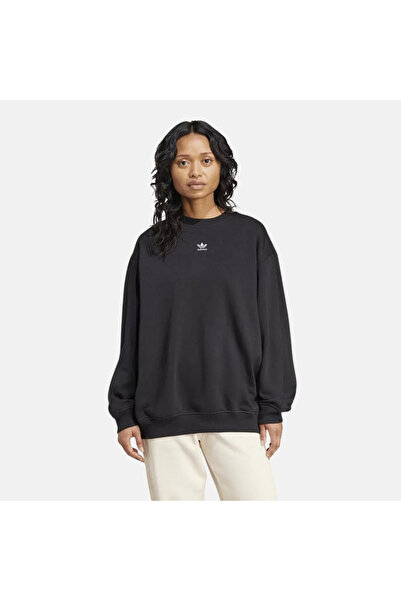 adidas Originals Essentials Γυναικείο Φούτερ με Κουκούλα από Φλις σε Υπερμεγέ...