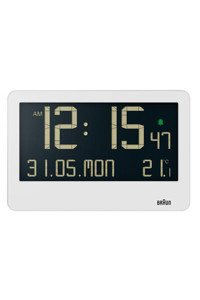 Braun BC14W BEYAZ DİJİTAL DUVAR SAATİ