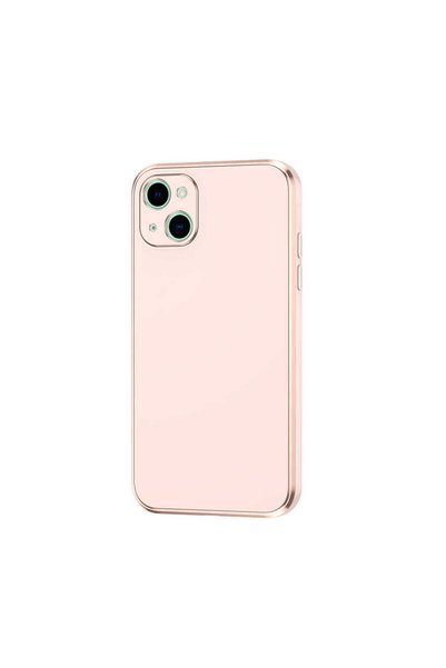 zore iPhone 13 Compatible Brsa Bark Case-Rose Gold