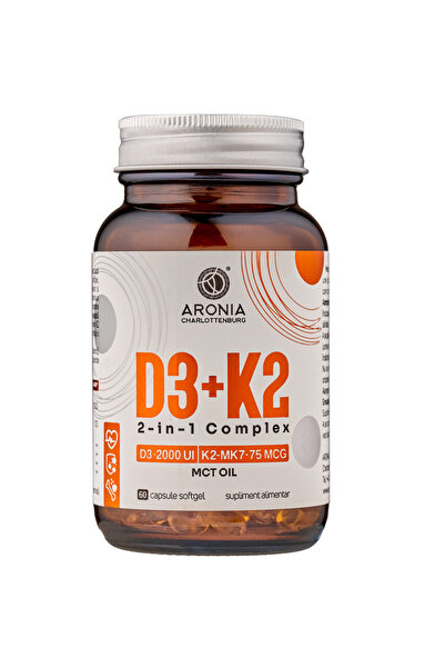 Aronia Charlottenburg Βιταμίνη D3+K2, Σύμπλεγμα 2 σε 1 — 2 απαραίτητα βιταμίν...