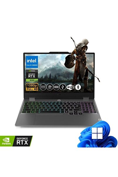 LENOVO LOQ Gaming Notebook i5-12600HX 8GB RAM 2TB SSD RTX3050 6GB 15.6" FHD 1...