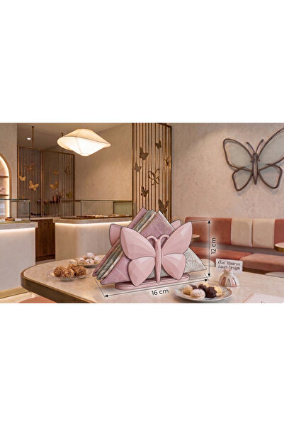 LUCES DESİGN Διακοσμητική θήκη για χαρτοπετσέτες Πλαστική κομψή οργανώτρια χα...