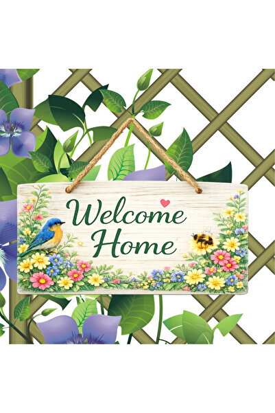 creative sign Διακοσμητική Πινακίδα 'Καλώς ήρθατε σπίτι' για το Σπίτι και τον...