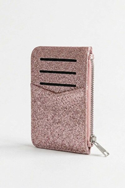 Madmext Ροζ γυναικεία θήκη καρτών με φερμουάρ MG2846