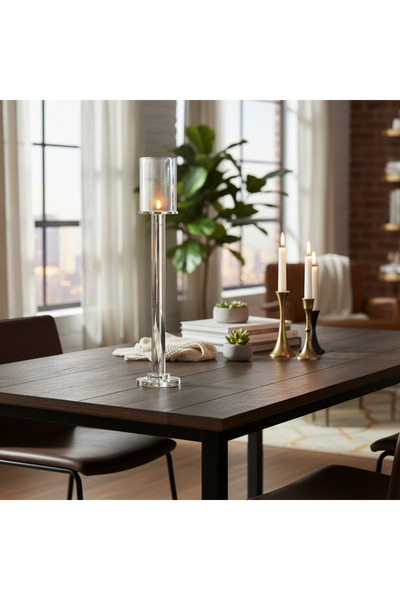 OEM Κηροπήγιο με γυάλινη λάμπα "Fast L"