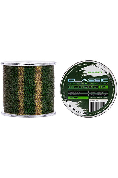 MC Micostore Fir monofilament Brain Classic Fir de crap Camo 3D 600m 0.30mm -...