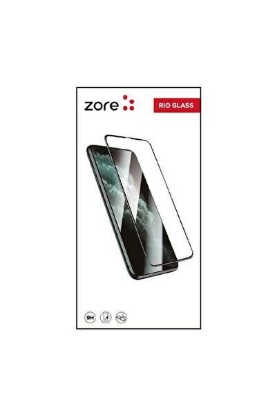 zore iPhone 11 Pro Max Rio Glass Screen Protector - Black