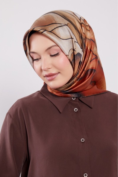 Levidor Μαρμάρινο κασκόλ με ντεγκραντέ σχέδιο και λαμπερά κρύσταλλα