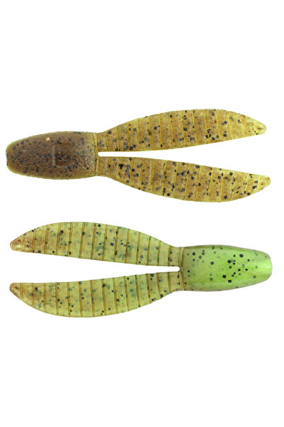 Keitech Φλεξ Τσανκ Μικρό Πράσινο Κολοκύθι Χαρτρέζ 401 5εκ.