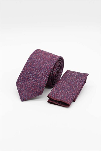 İmza Γραβάτα 6 εκ. με μοτίβο μπορντό