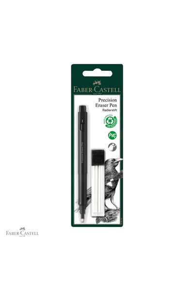 Faber Castell Radieră de precizie Faber-Castell cu rezerve, pentru creion și ...