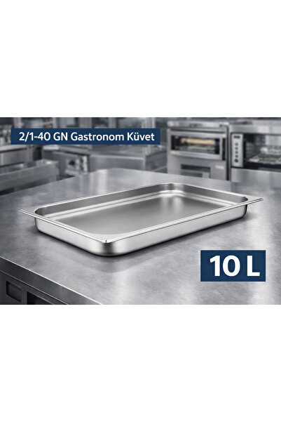 Net Çelik Gastronom Küvet Gn 2/1-40