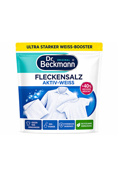 Dr.Beckmann Fleckensalz Aktiv-Weiß Leke Çıkarıcı Toz 400 g – Beyazlar İçin Ox...