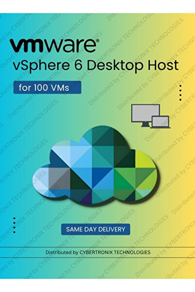 Vmware جهاز vSphere 6 المكتبي لتشغيل 100 نسخة افتراضية |   رخصة رقمية |   الت...