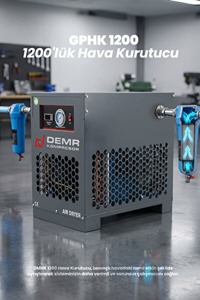 Demr Kompresör DMHK 1200 Hava Kurutucu