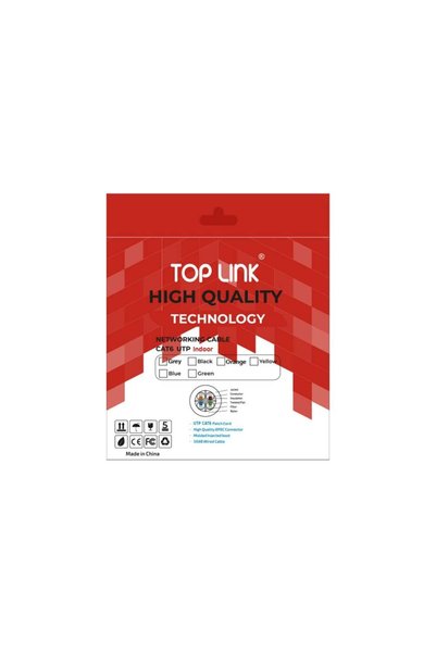 TOP LINK كابل TOPLINK UTP CAT 6 بطول 3 أمتار