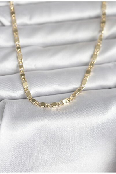 14 K Gold renk arpa model kadın kolye