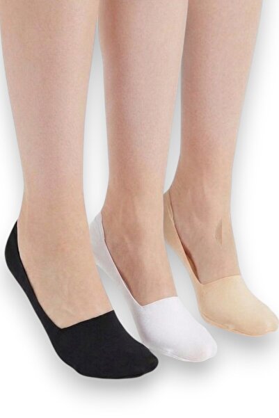 Fanilam Γυναικείες βαμβακερές αόρατες κάλτσες μπαλαρίνας με κοπή λέιζερ, σετ ...
