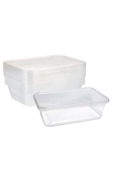Generic 750ml Disposable Microwave Containers with Airtight Lids - BPA-Free, ...