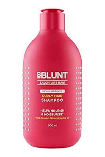 BBLUNT Curly Hair Shampoo with Coconut Water & Jojoba Oil - 300 ml