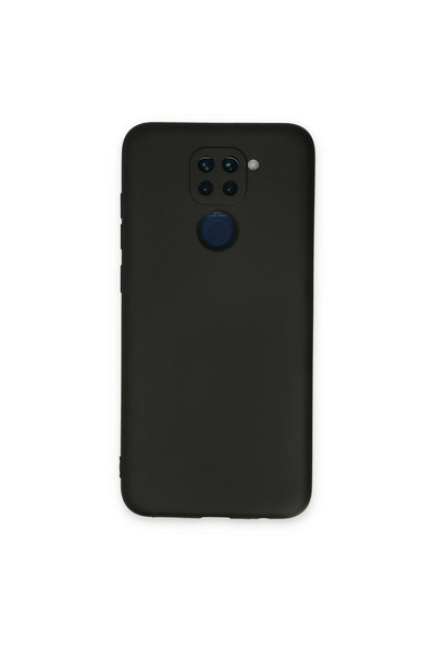 TheGencoo حافظة نانو داخلية مخملية من السيليكون لهاتف Xiaomi Redmi Note 9 - أسود