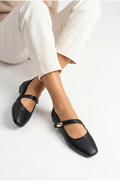 StWenn Λουστρίνι Mary Jane Ballet Κομψά παπούτσια με ορθοπεδική σόλα με αγκράφα